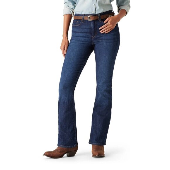 Levi Strauss Signature Pants - Levi Strauss Signature Women's 8 Modern Bootcut Jeans Dark Blue Wash